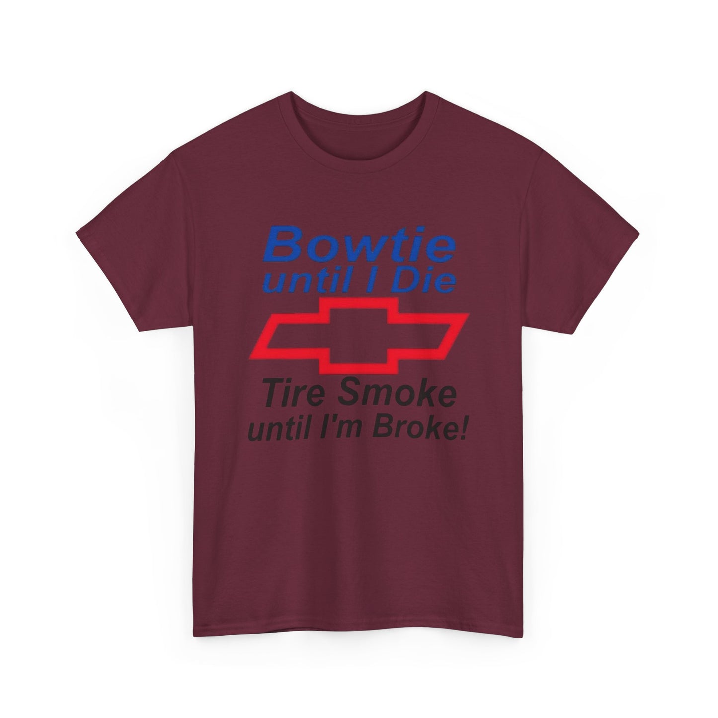 Chevrolet Bowtie Till I Die Retro Graphic T Shirt NEW ADULT Tee