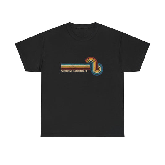 Simon And Garfunkel Graphic T Shirt Unisex Heavy Cotton Tee Gift
