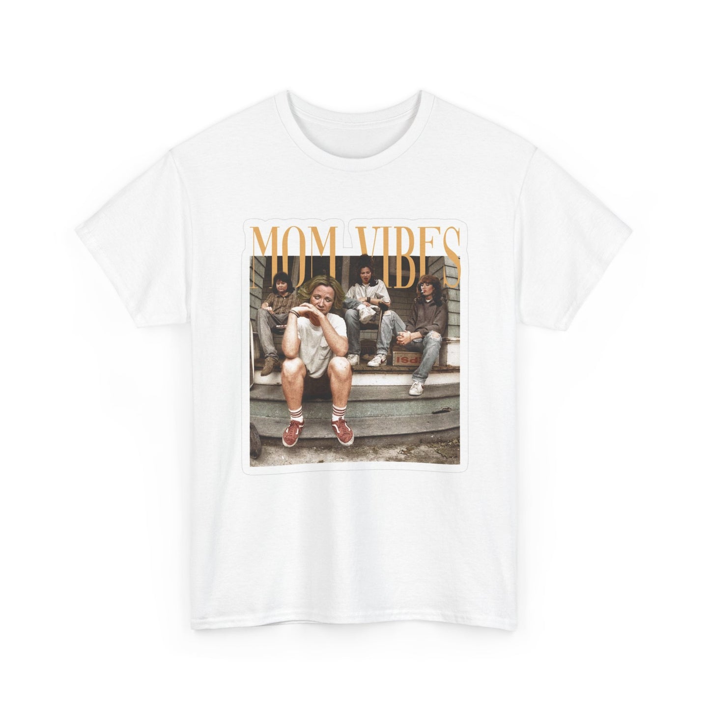 Mom Vibes Rosanne Graphic T Shirt Vintage Funny Retro Unisex Heavy Cotton Tee