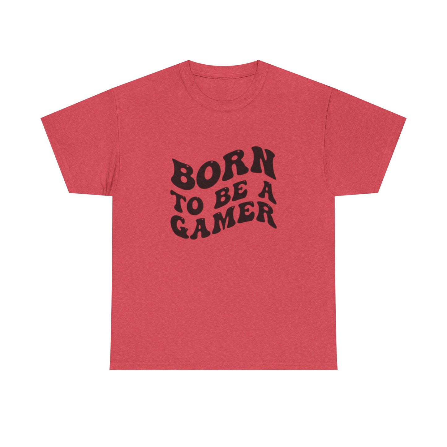 Born To Be A Gamer Graphic T Shirt Unisex Heavy Cotton Tee NEW Gift