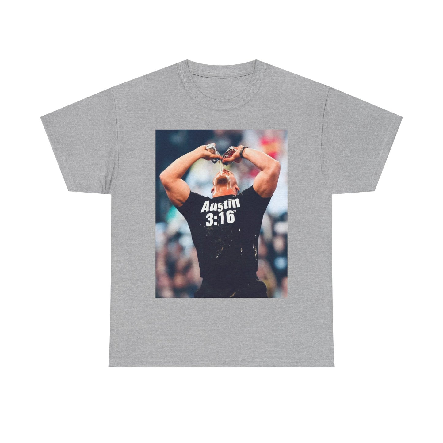 Stone cold Steve Austin T-shirt vintage wrestling mma Unisex Heavy Cotton Tee