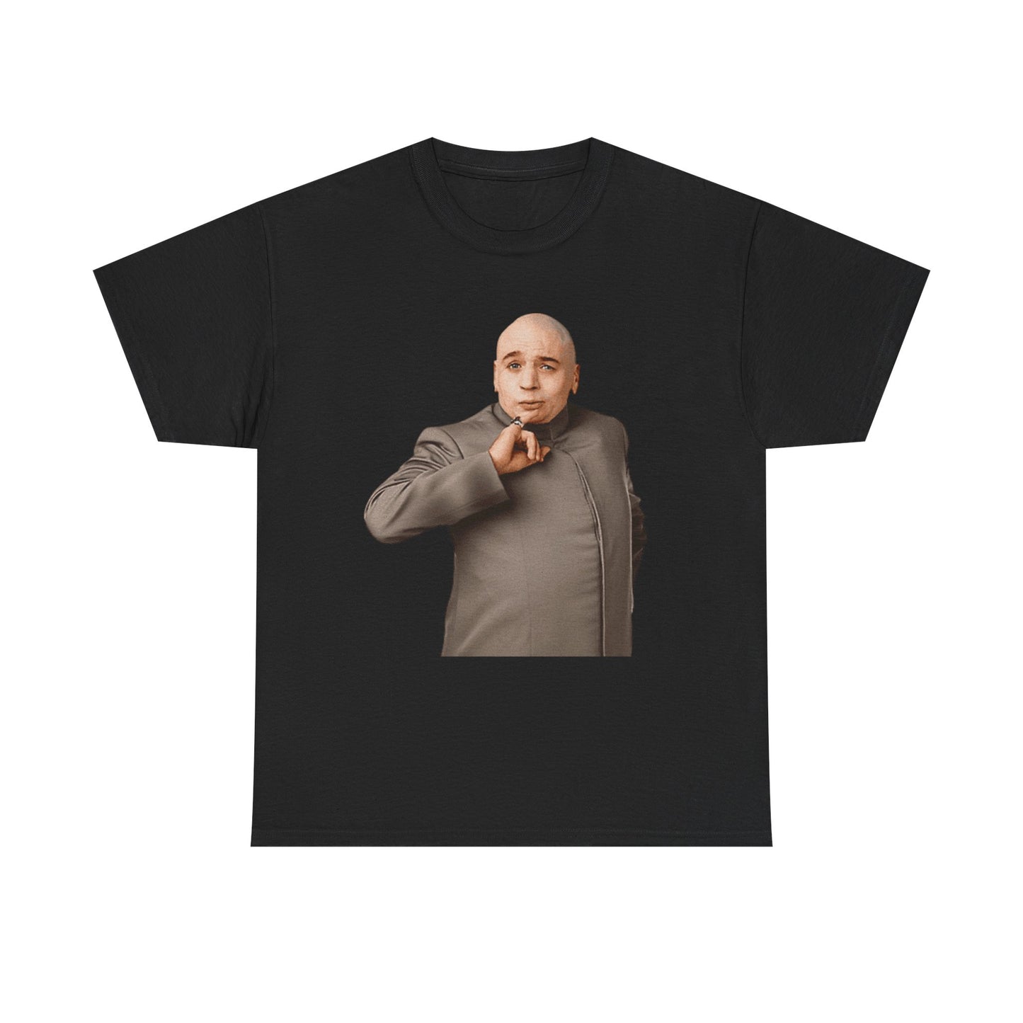 Dr Evil Funny Graphic T Shirt Austin Powers Retro Unisex Heavy Cotton Tee