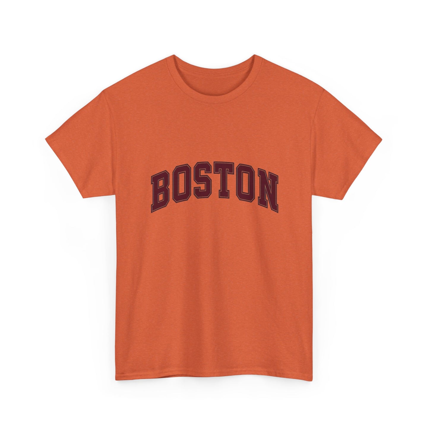 Boston Logo NEW ENGLAND Graphic T Shirt Unisex Heavy Cotton Tee
