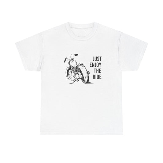 Just Enjoy The Ride Motorcycles Graphic T Shirt ADULT NEW