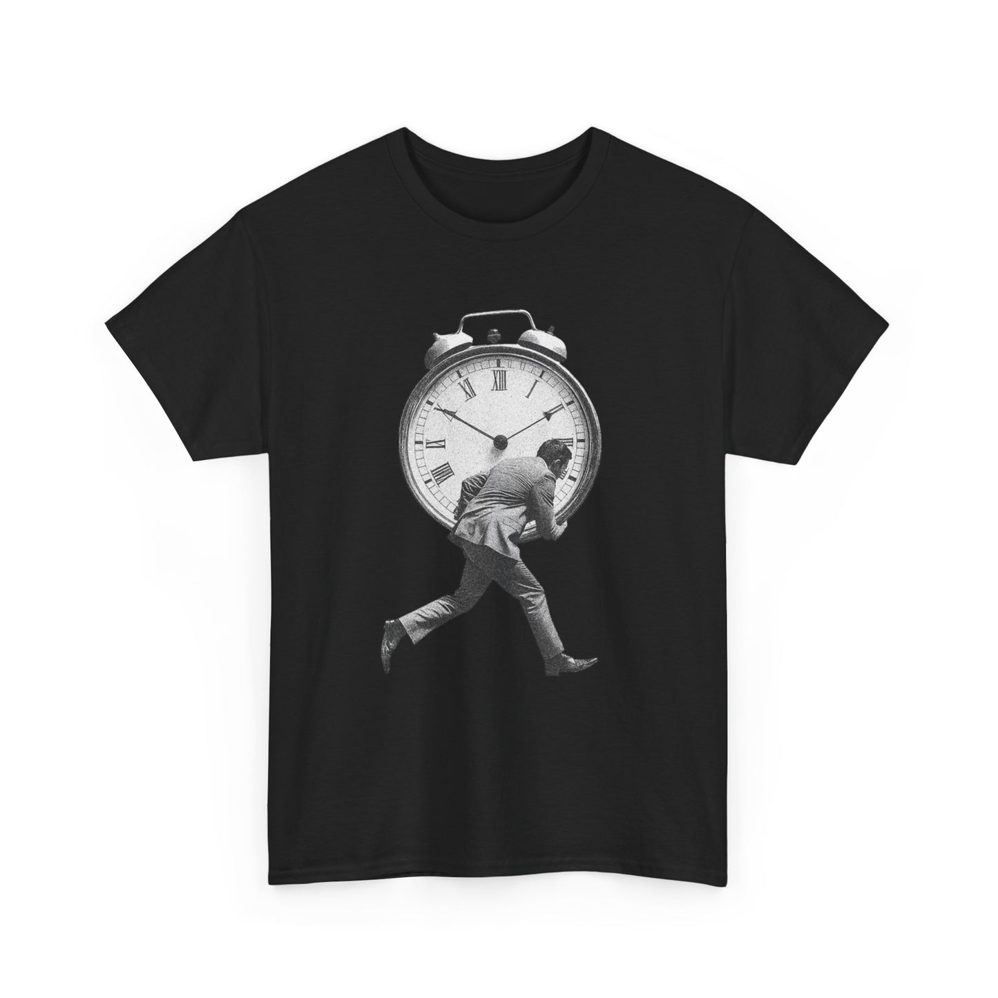Times Running Out Graphic T Shirt NEW GIFT Unisex Heavy Cotton Tee