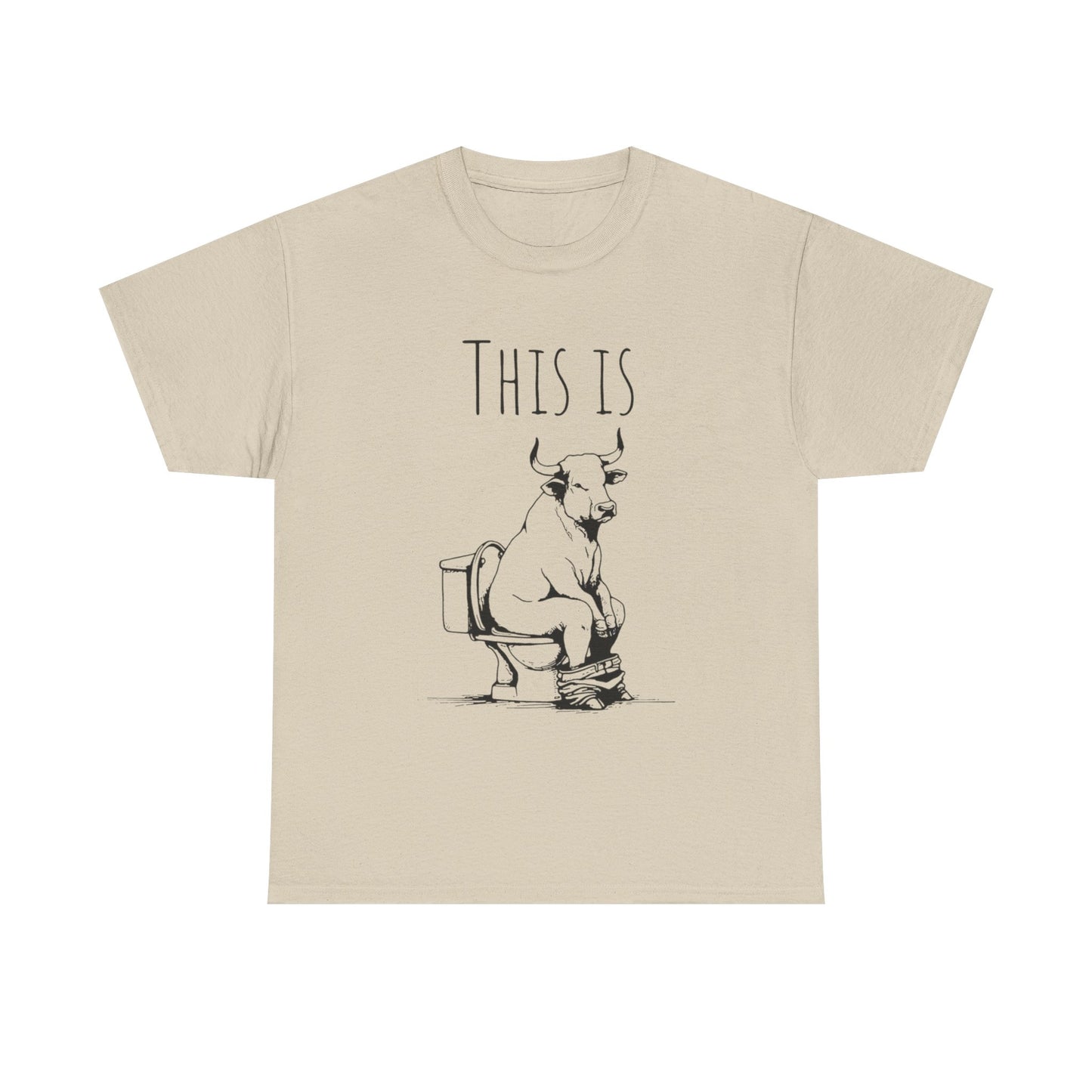This Is Bull Funny Graphic T Shirt S-5XL NEW Unisex Heavy Cotton Tee
