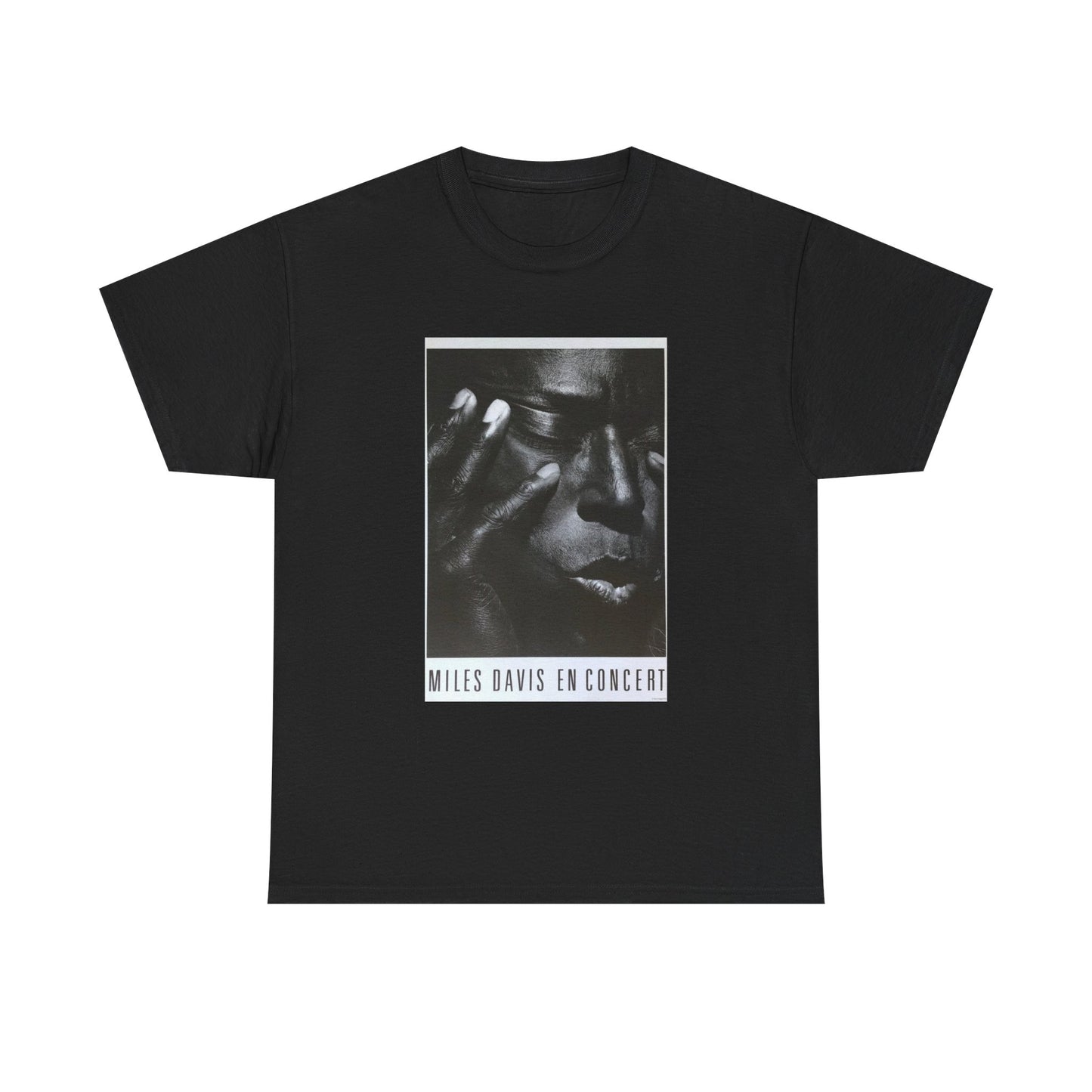 Miles Davis T Shirt Concert Poster Rare Vintage Unisex Heavy Cotton Tee