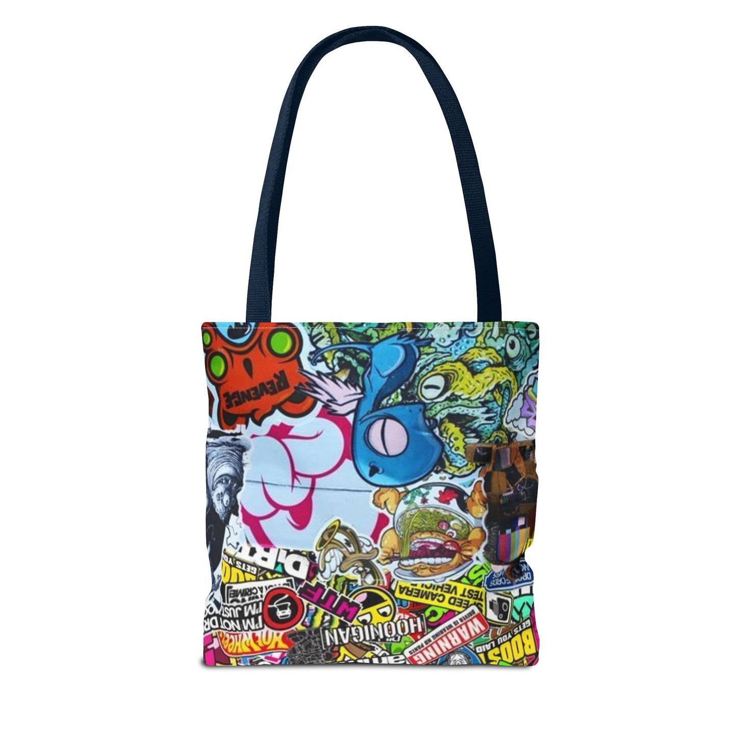 Stickers Skateboarding All Over Print BRAND NEW Purse Pocketbook,Travel Tote Bag