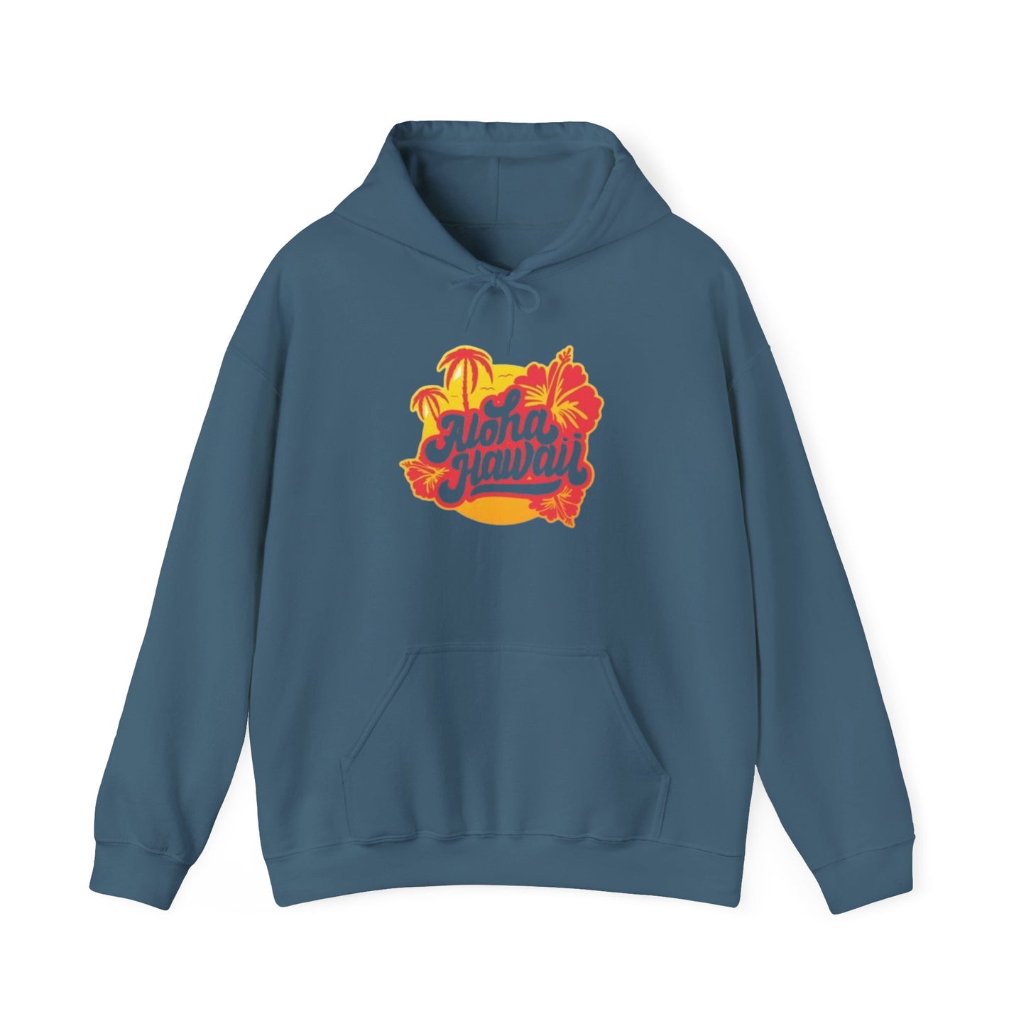 Aloha Hawaii Graphic Hoodie Unisex Heavy Blend™ Hooded Sweatshirt