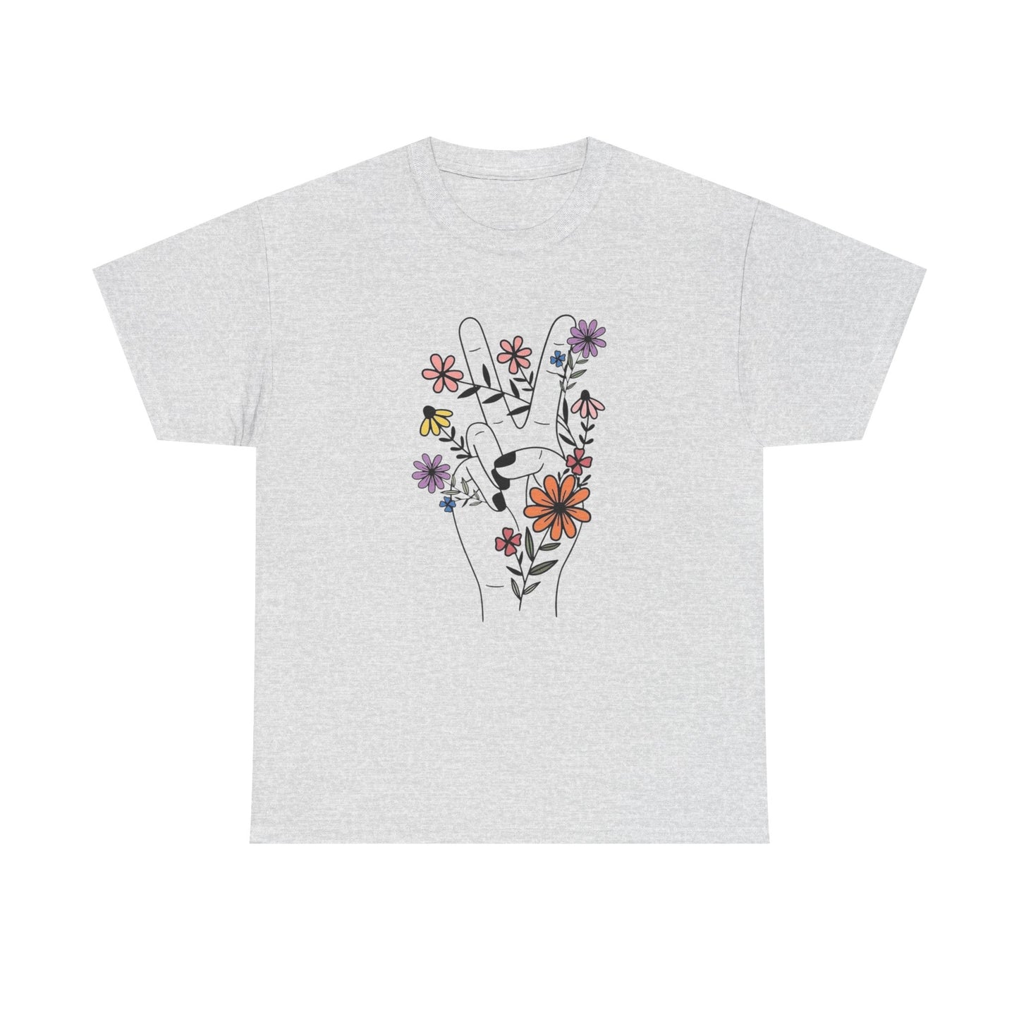 Flower Power Graphic T Shirt NEW ADULT Tee