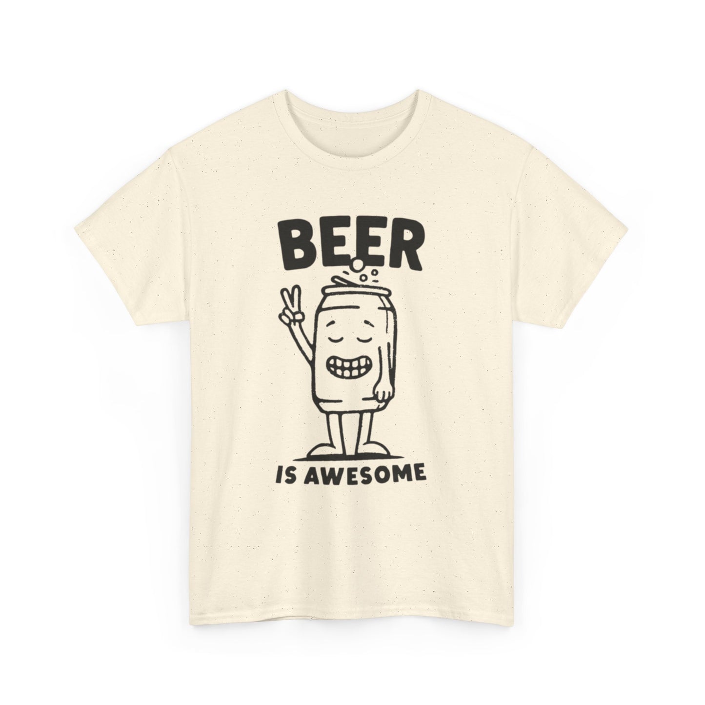 Beer Is Awesome Graphic T Shirt ADULT NEW