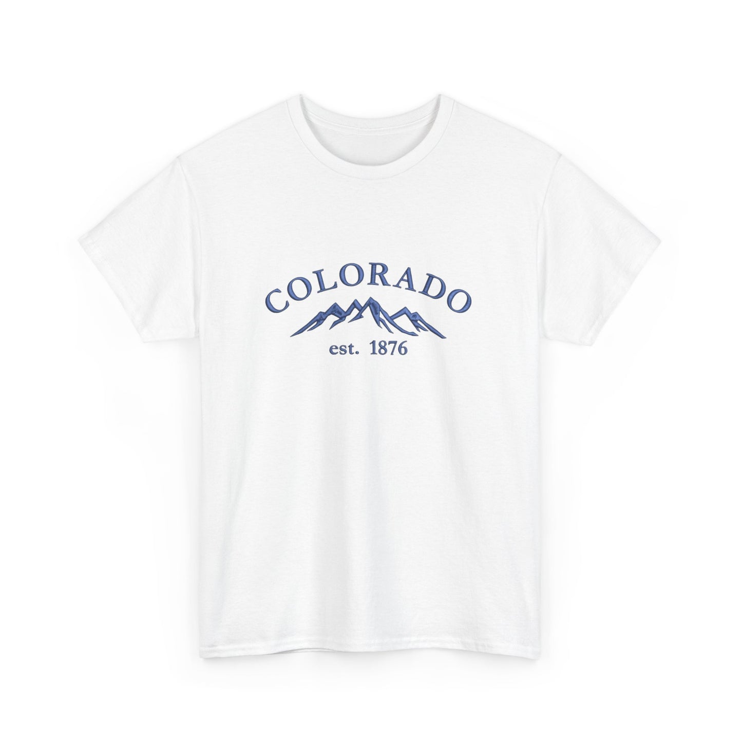 Colorado Rockies Graphic T Shirt NEW Unisex Heavy Cotton Tee