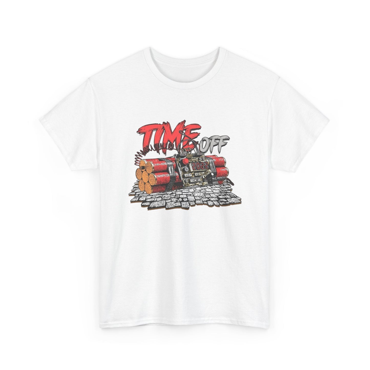 Time Off Time Bomb Graphic T Shirt NEW GIFT Unisex Heavy Cotton Tee
