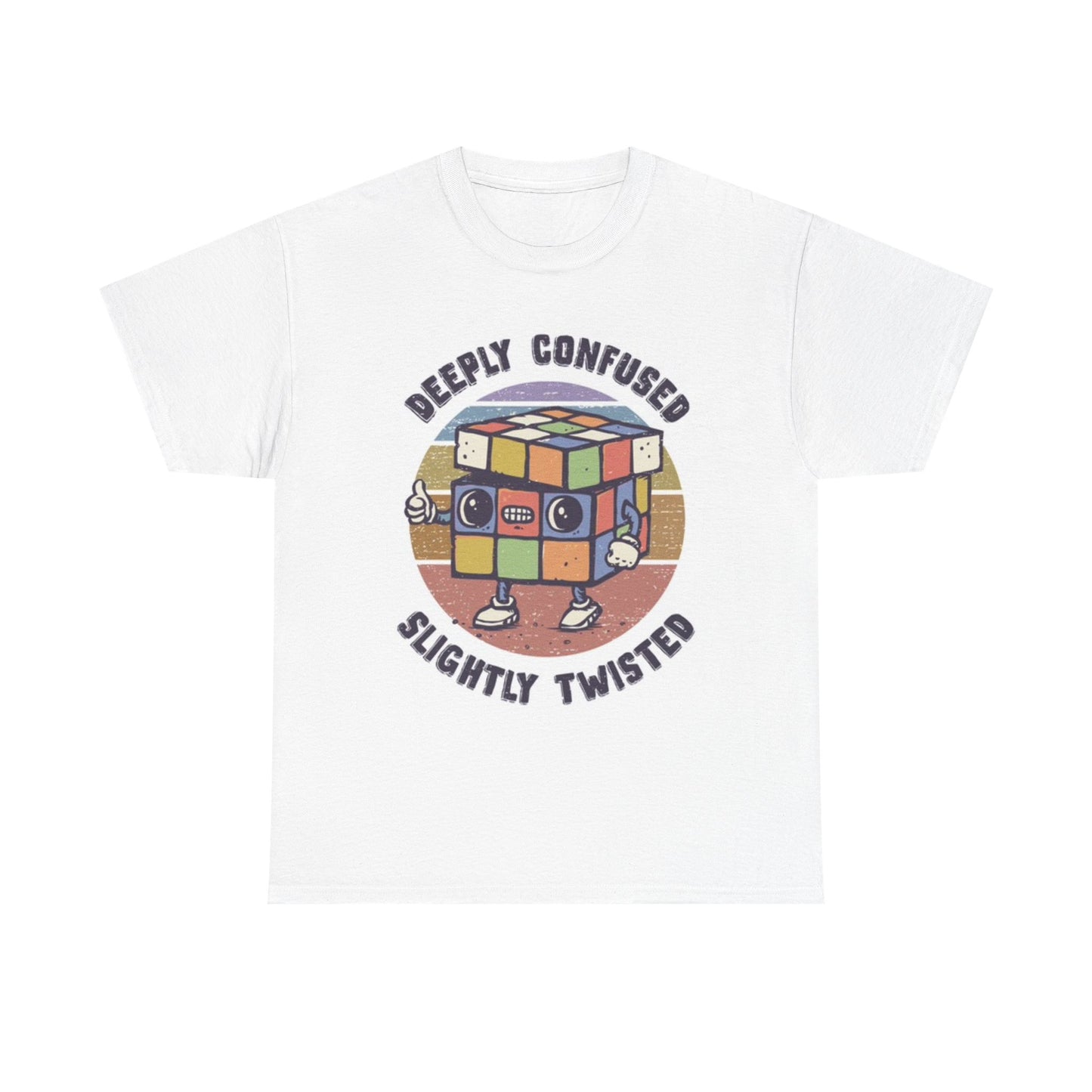 Deeply Confused Slightly Twisted Graphic T Shirt Unisex Heavy Cotton Tee