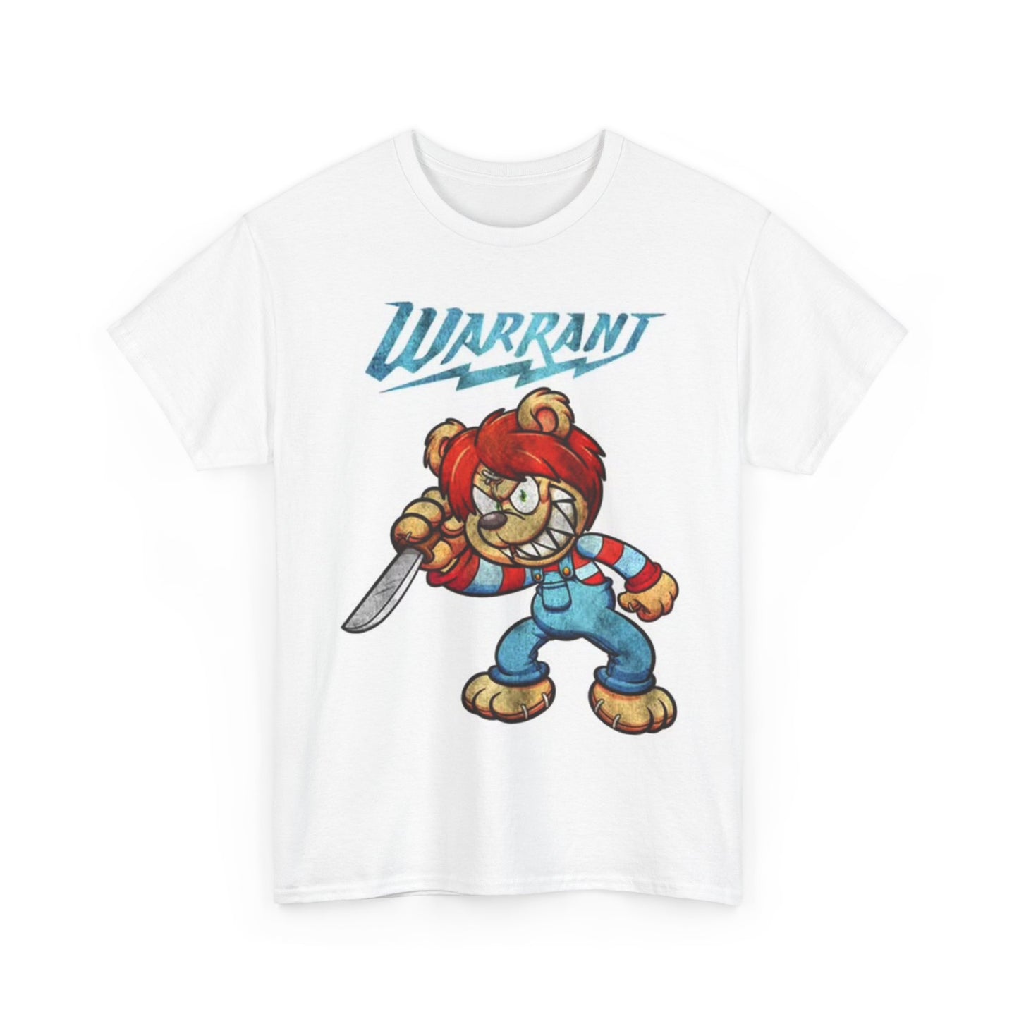 Warrant Rock Band T Shirt Vintage Graphic Retro Vintage Unisex Heavy Cotton Tee