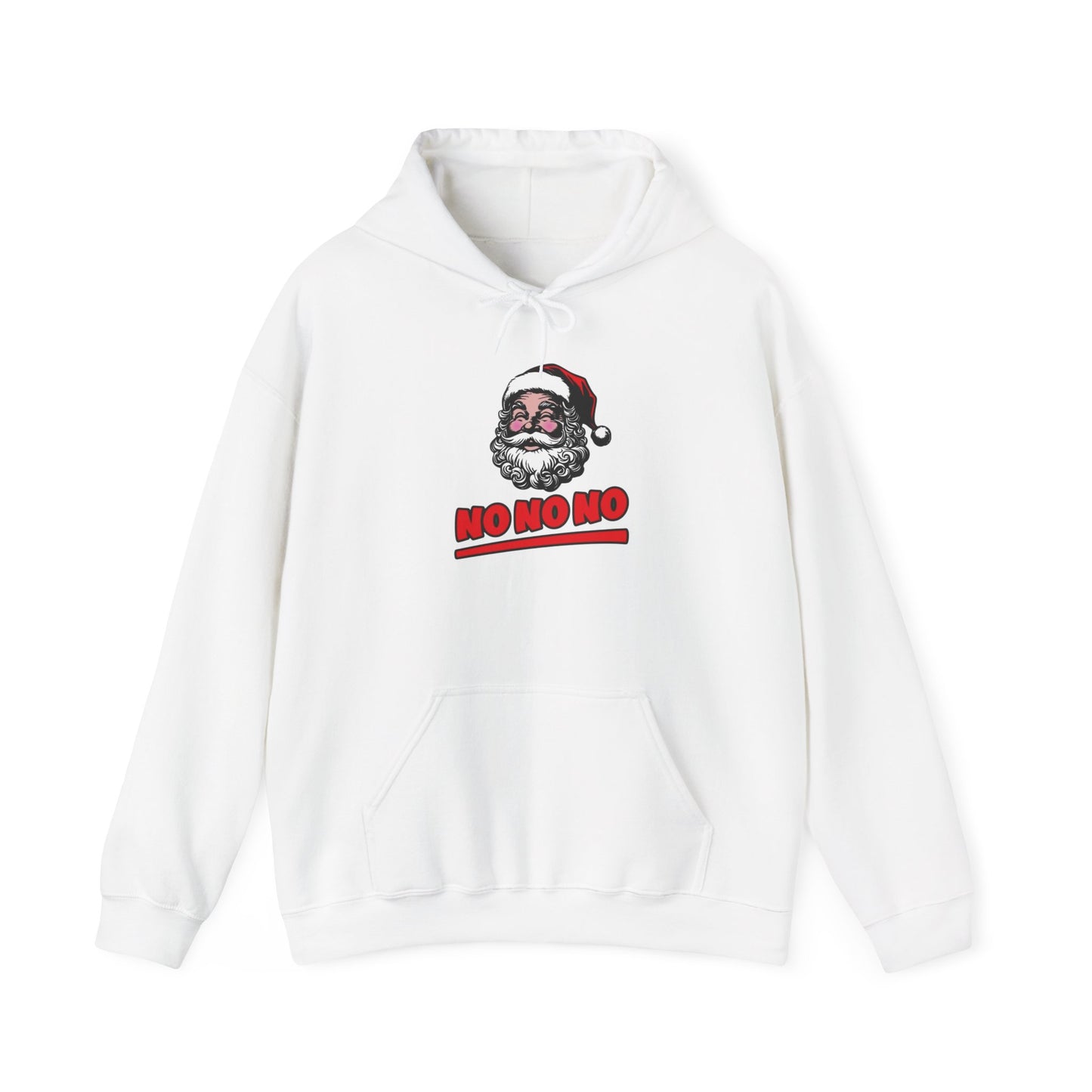 Santa Funny Christmas Graphic Hoodie Unisex Heavy Blend™ Hooded Sweatshirt