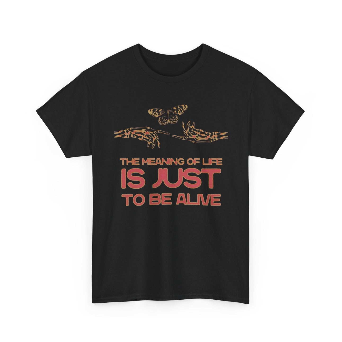 The Meaning Of Life Graphic T Shirt NEW Adult Regular Heavy Cotton Tee