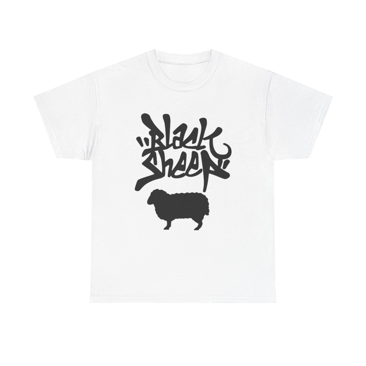 Black Sheep T Shirt Graphic Unisex Heavy Cotton Tee NEW GIFT
