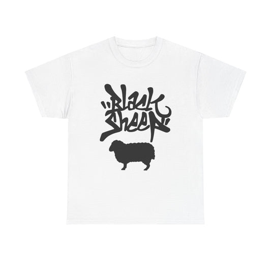Black Sheep T Shirt Graphic Unisex Heavy Cotton Tee NEW GIFT