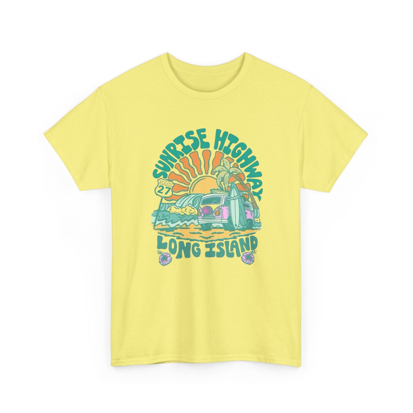 Sunrise Highway Long Island Graphic T Shirt NEW Adult Tee