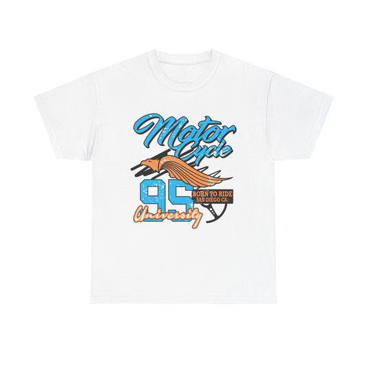 Born To Ride Motorcycles Graphic T Shirt Adult NEW Unisex Heavy Cotton Tee