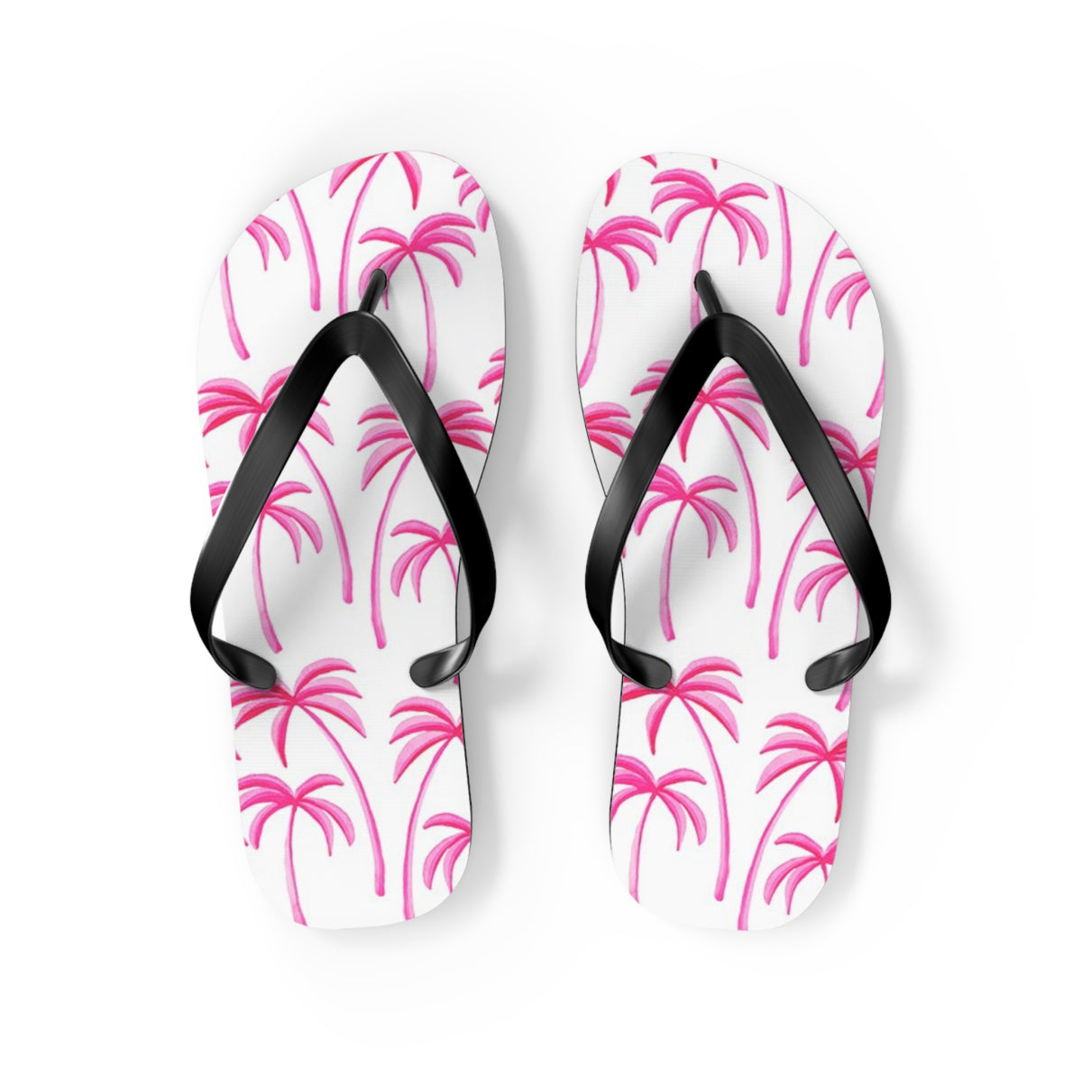 Pink Palms Sandals Summer Flip Flops Slides BRAND NEW