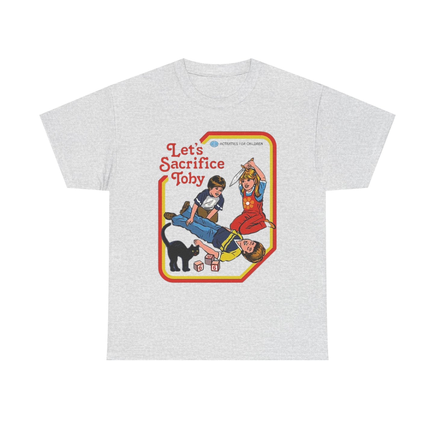 Lets Sacrifice Toby Graphic T Shirt Funny Retro Poster Unisex Heavy Cotton Tee