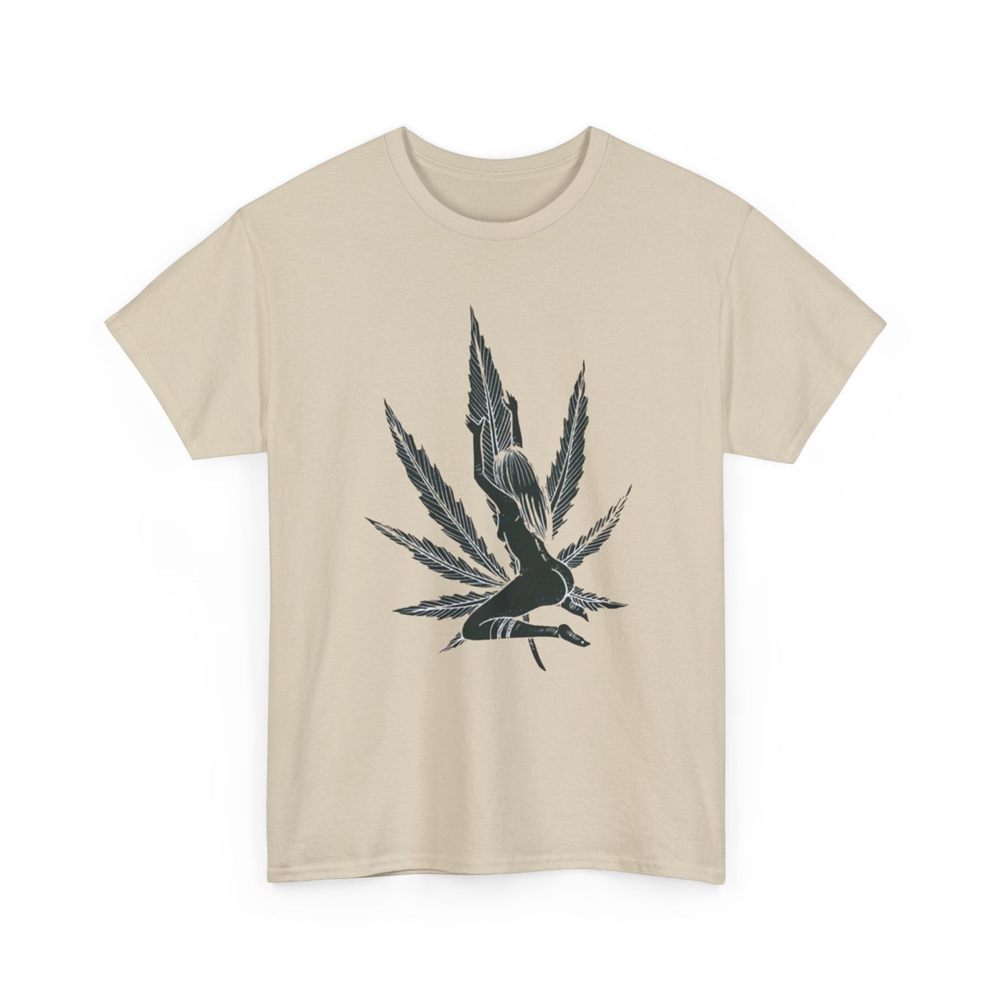 Beautiful Weed Leaf Model T Shirt S-5XL NEW Unisex Cotton Tee