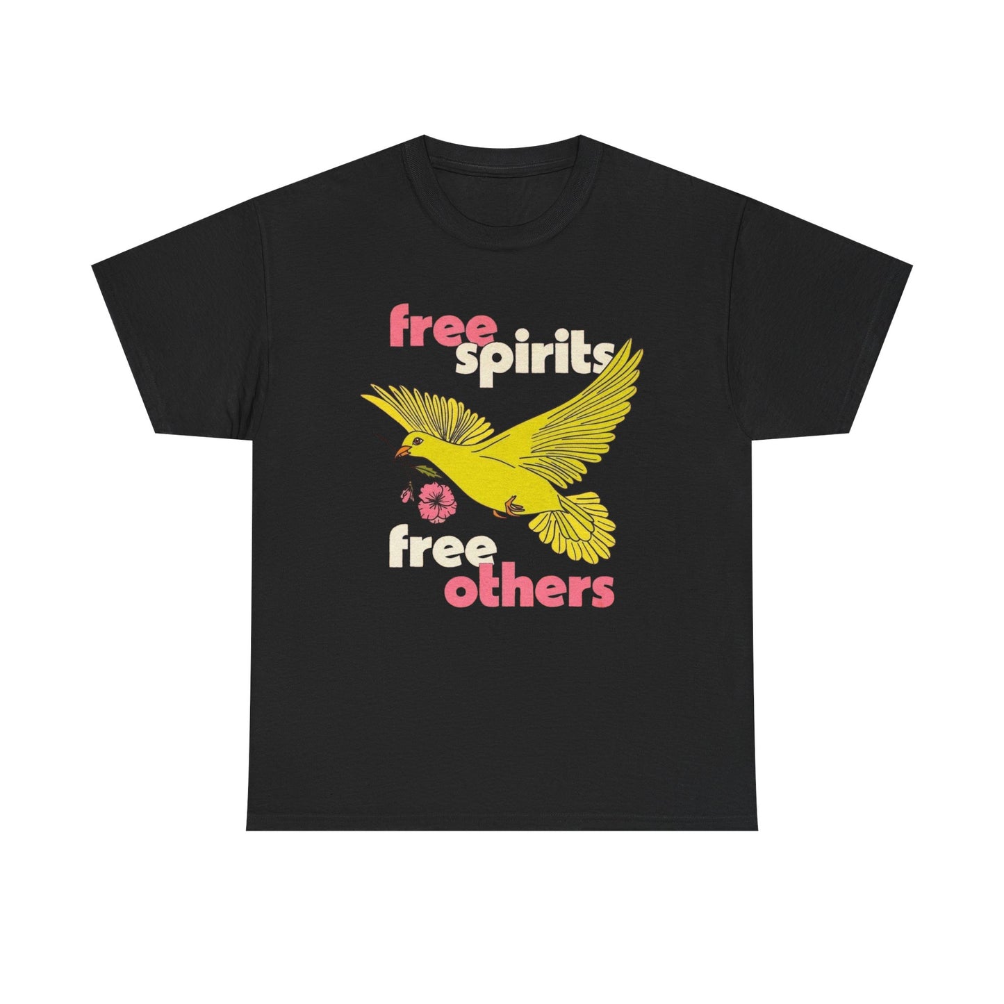 Free Spirits Free Others Graphic T Shirt Unisex Cotton Tee - New Gift - Tee