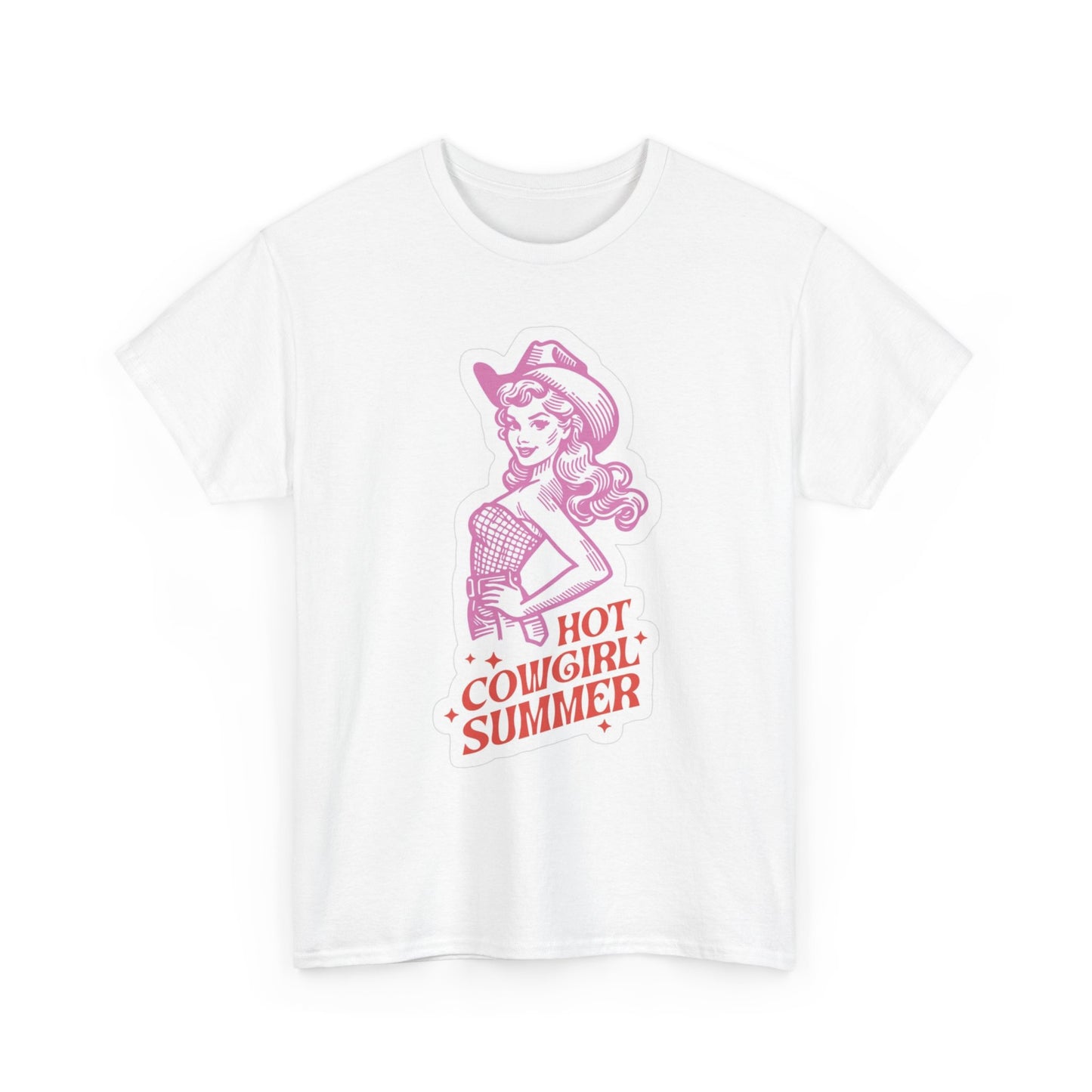 Hot Cowgirl Summer Graphic T Shirt Women's Cotton Tee BRAND NEW
