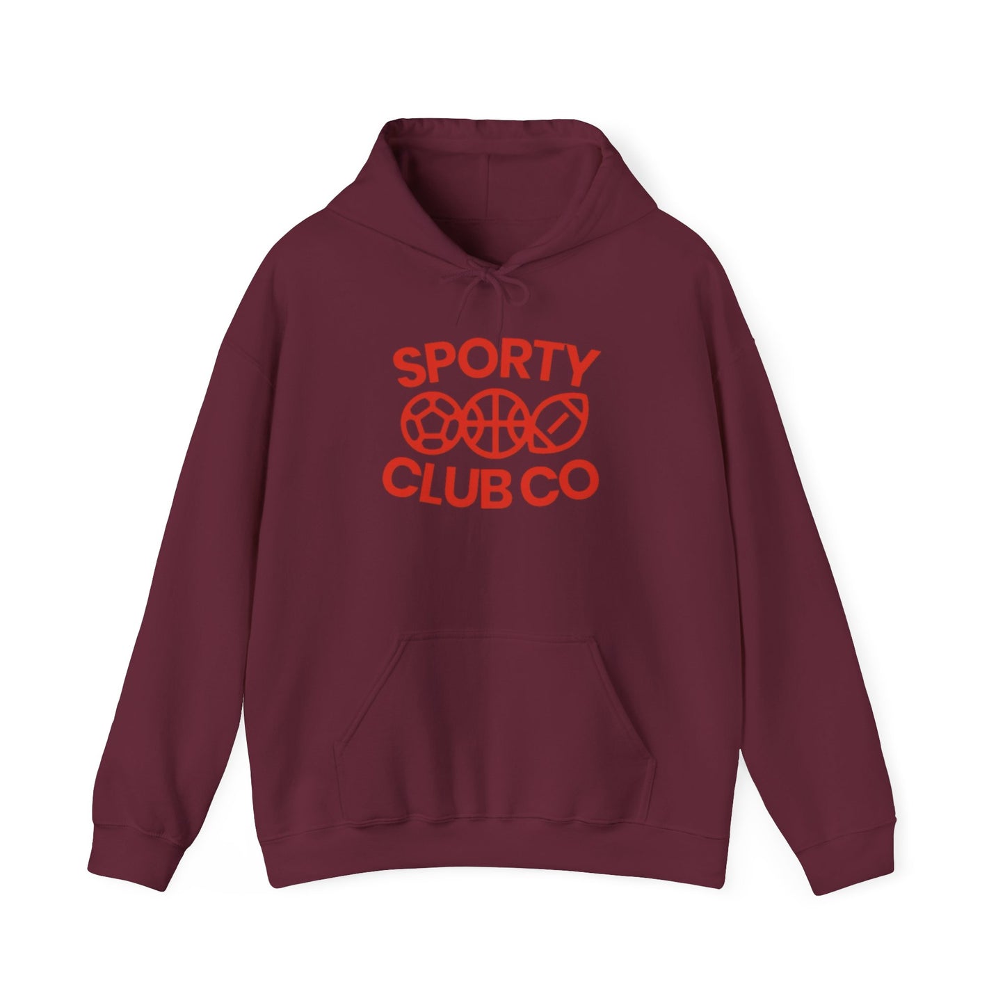Sporty Club Co Graphic Hoodie Heavy Blend™ NEW Sweatshirt