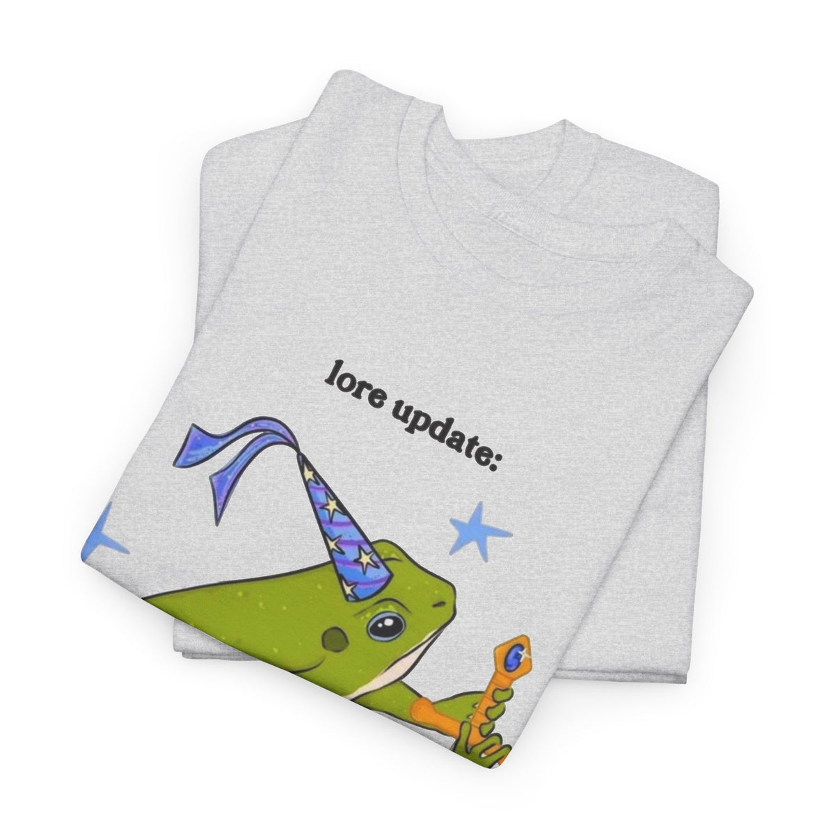 Wizard Frog Playing Guitar Graphic Tee | Funny Frog Shirt Men's Graphic Tee