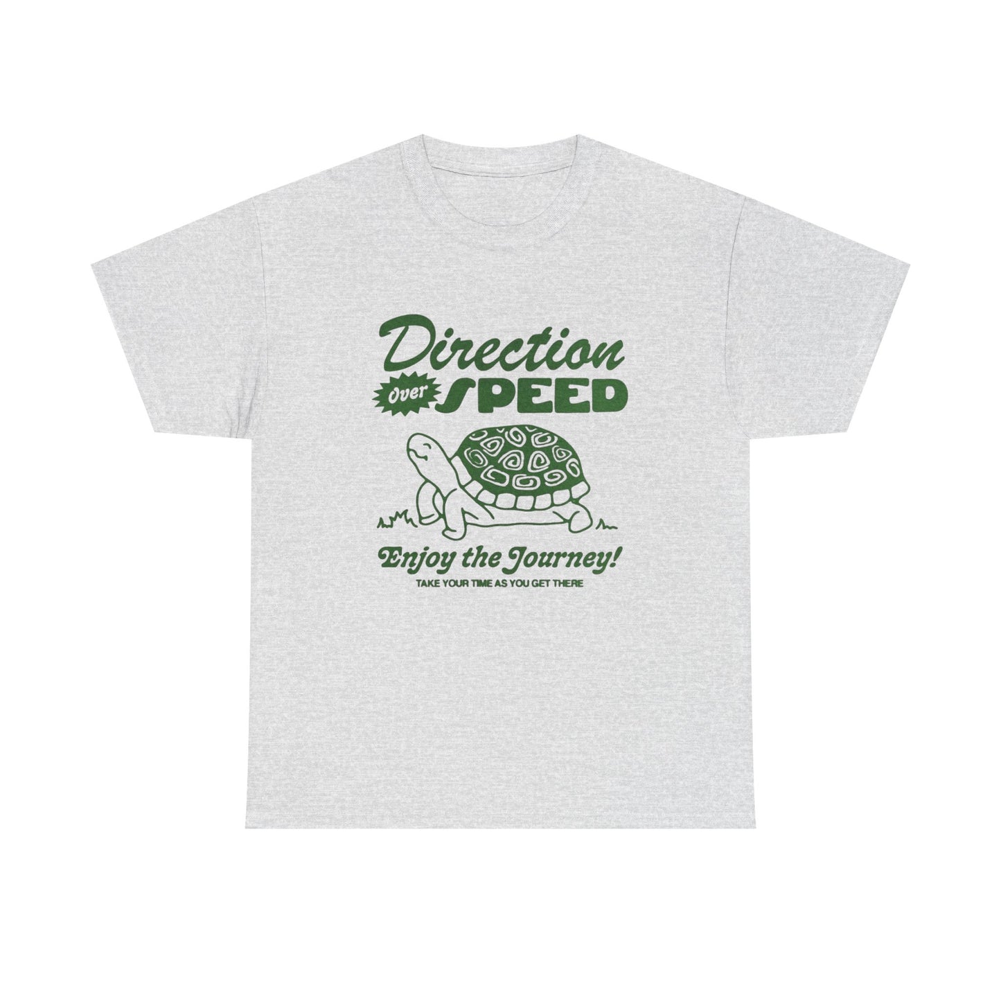 Direction Over Speed Graphic T Shirt Unisex Heavy Cotton Tee