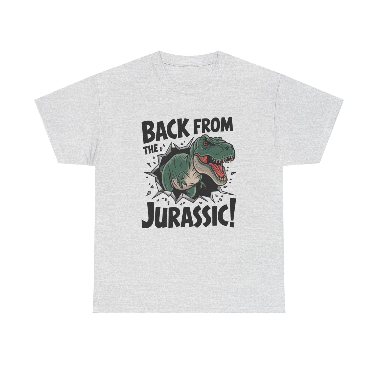 Back From The Jurassic Graphic T Shirt Unisex Heavy Cotton Tee