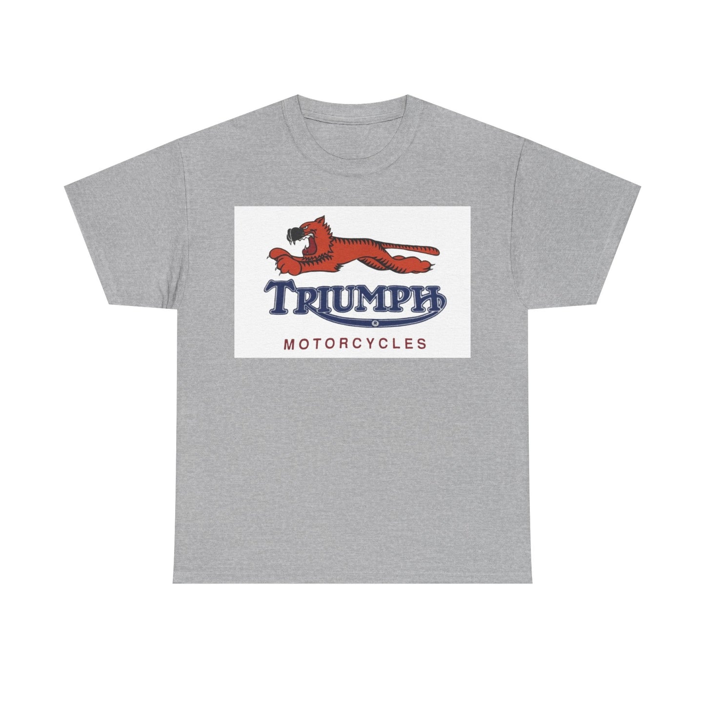 Triumph T-shirt vintage motorcycles nostalgia Tiger Unisex Heavy Cotton Tee