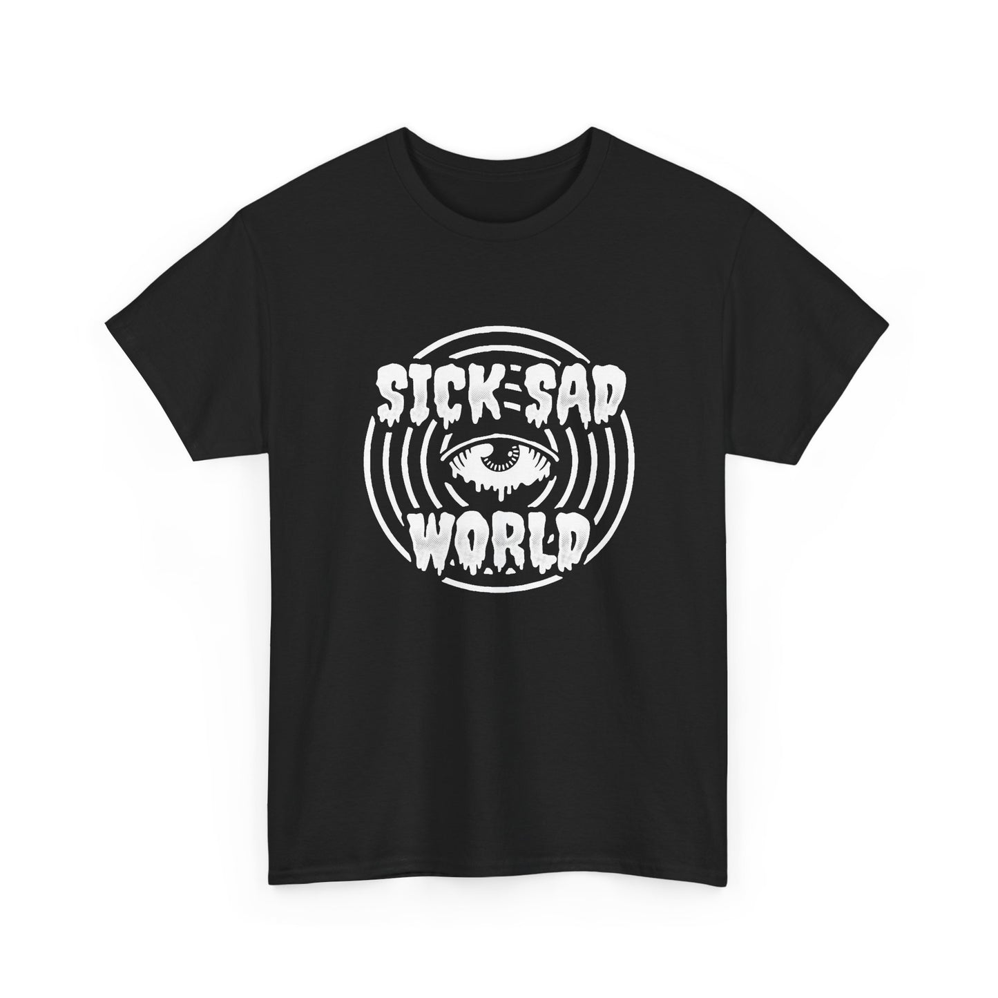 Sick Sad World Graphic T Shirt Unisex Heavy Cotton Tee