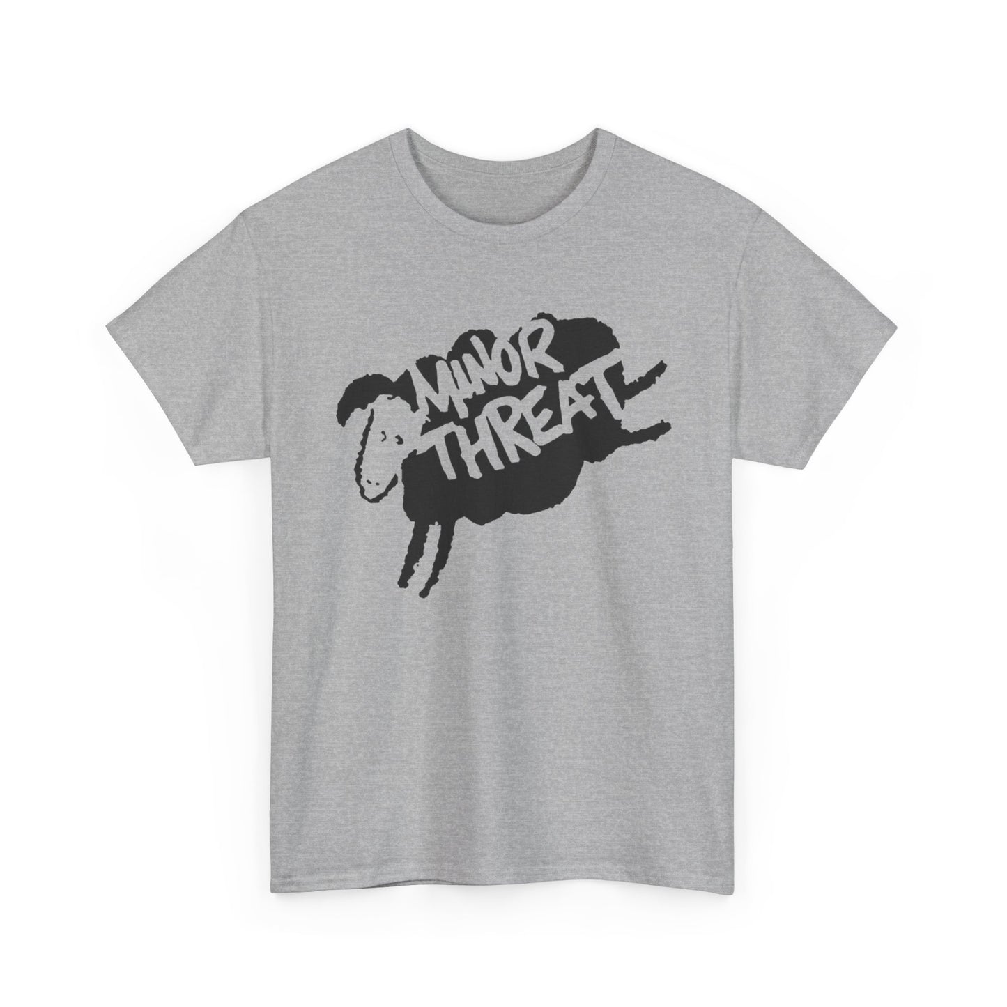 Minor Threat Sheep Graphic T Shirt Unisex Heavy Cotton Tee