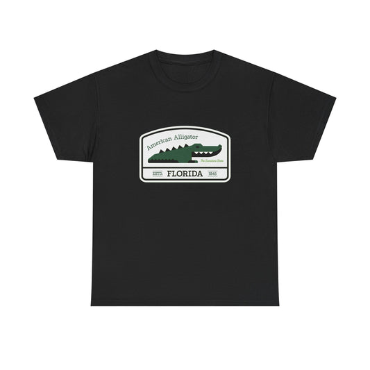 American Alligator Graphic T Shirt Heavy Cotton Tee