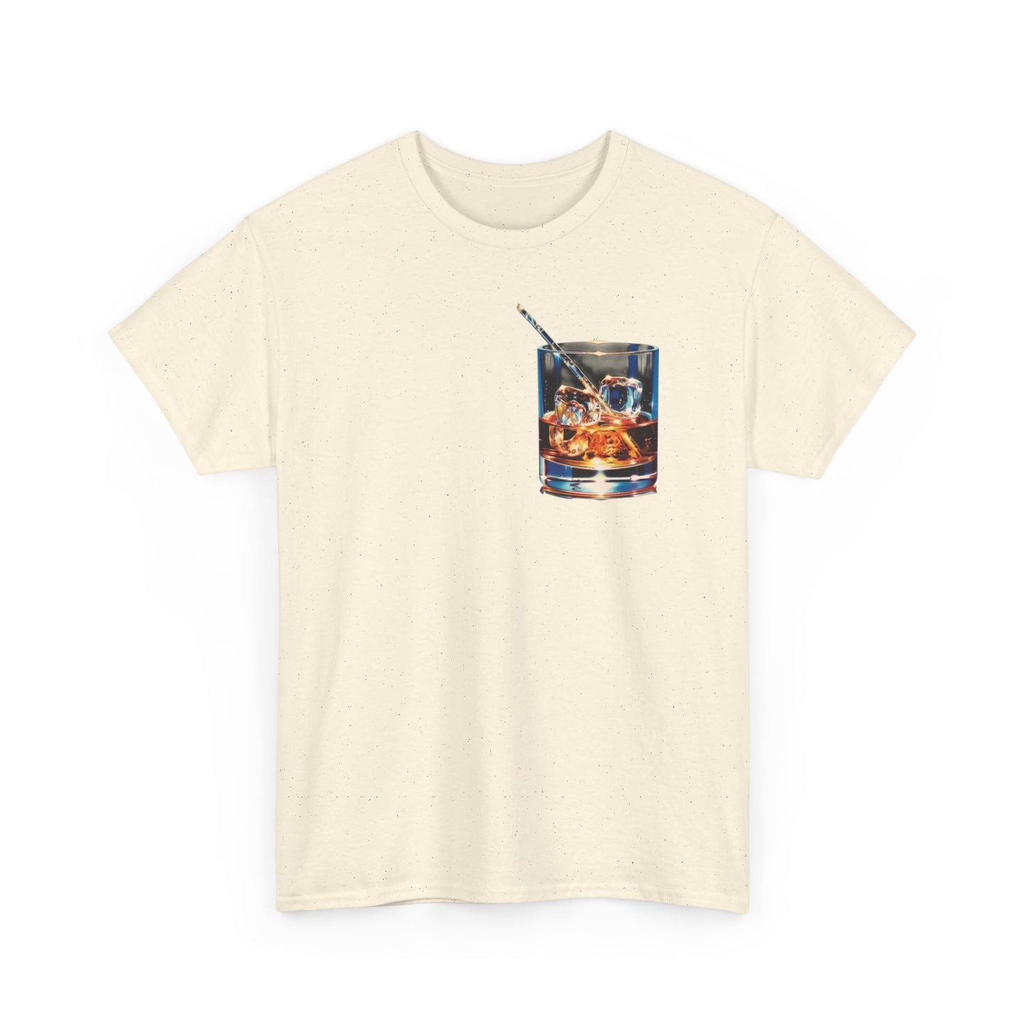 Whiskey On The Rocks Graphic T-Shirt Unisex Heavy Cotton Tee