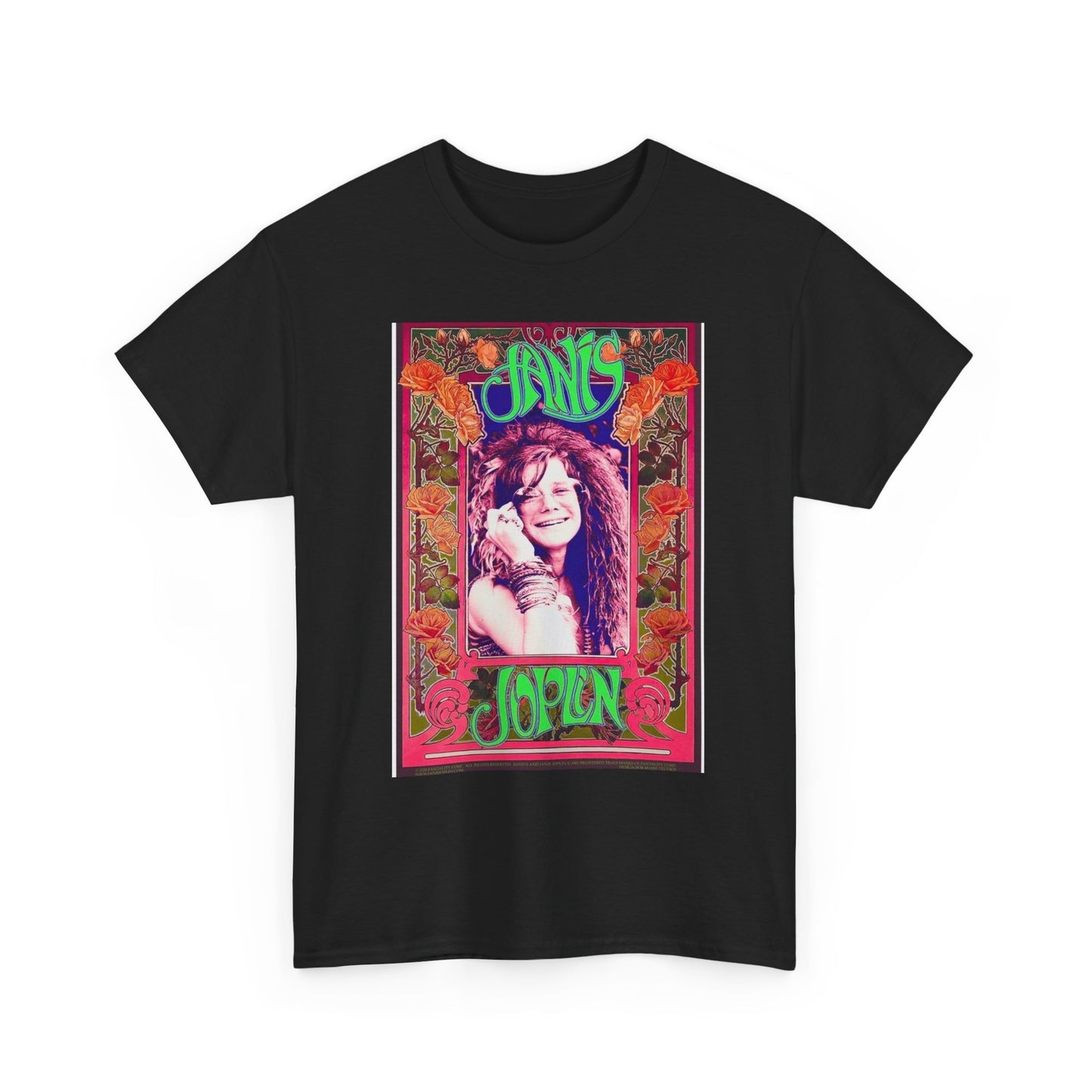 Janis Joplin Retro T Shirt BRAND NEW Apparel Unisex Graphic Tee USA