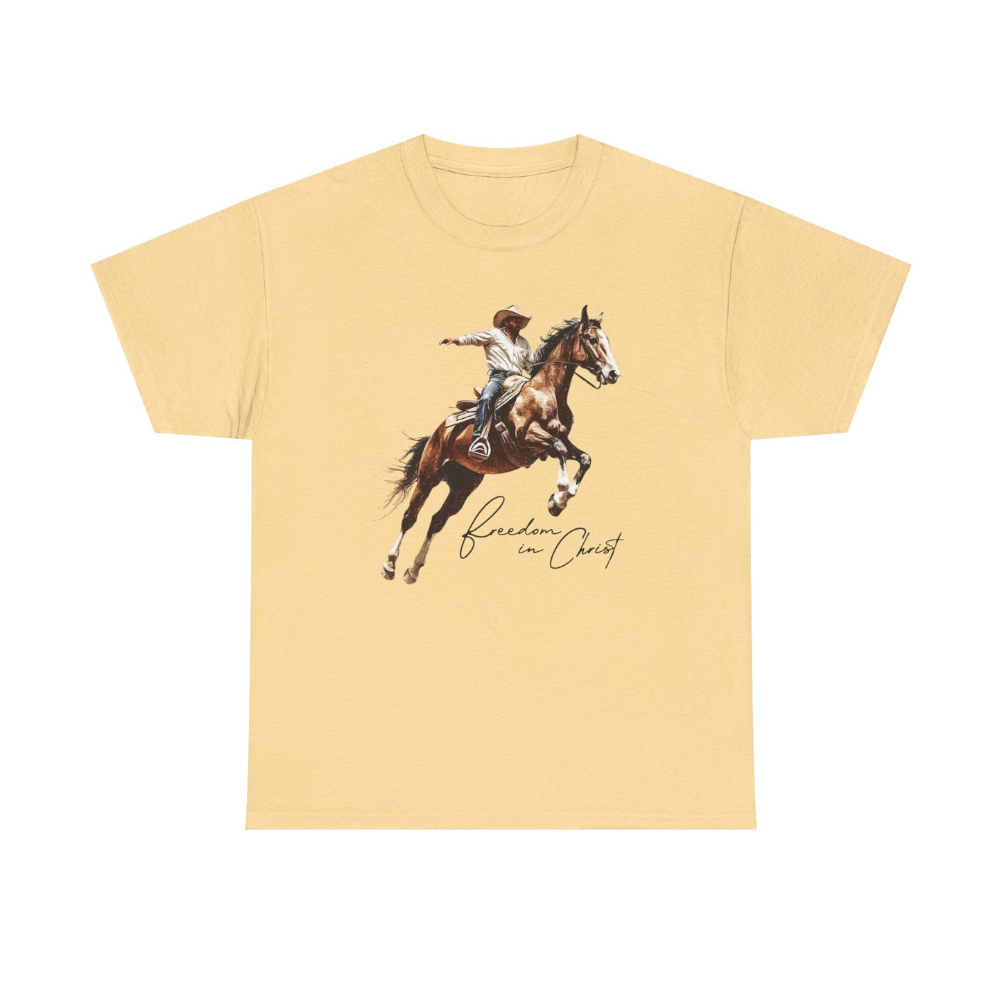 Freedom In Christ Graphic T Shirt ADULT NEW