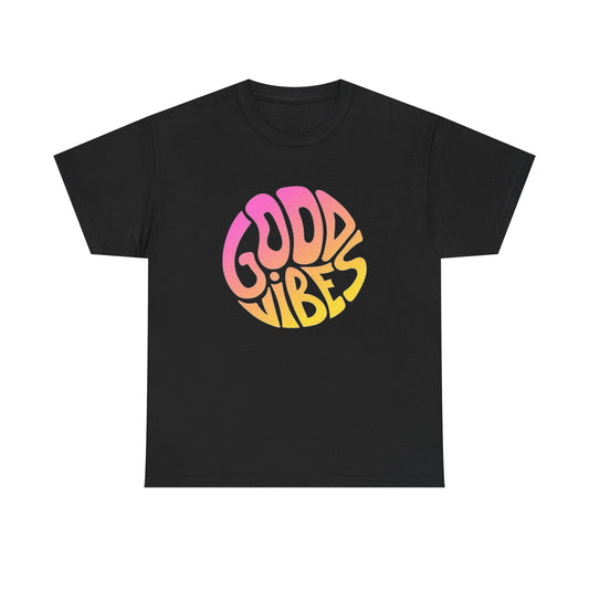 Good Vibes Tropical Graphic T Shirt Adult NEW