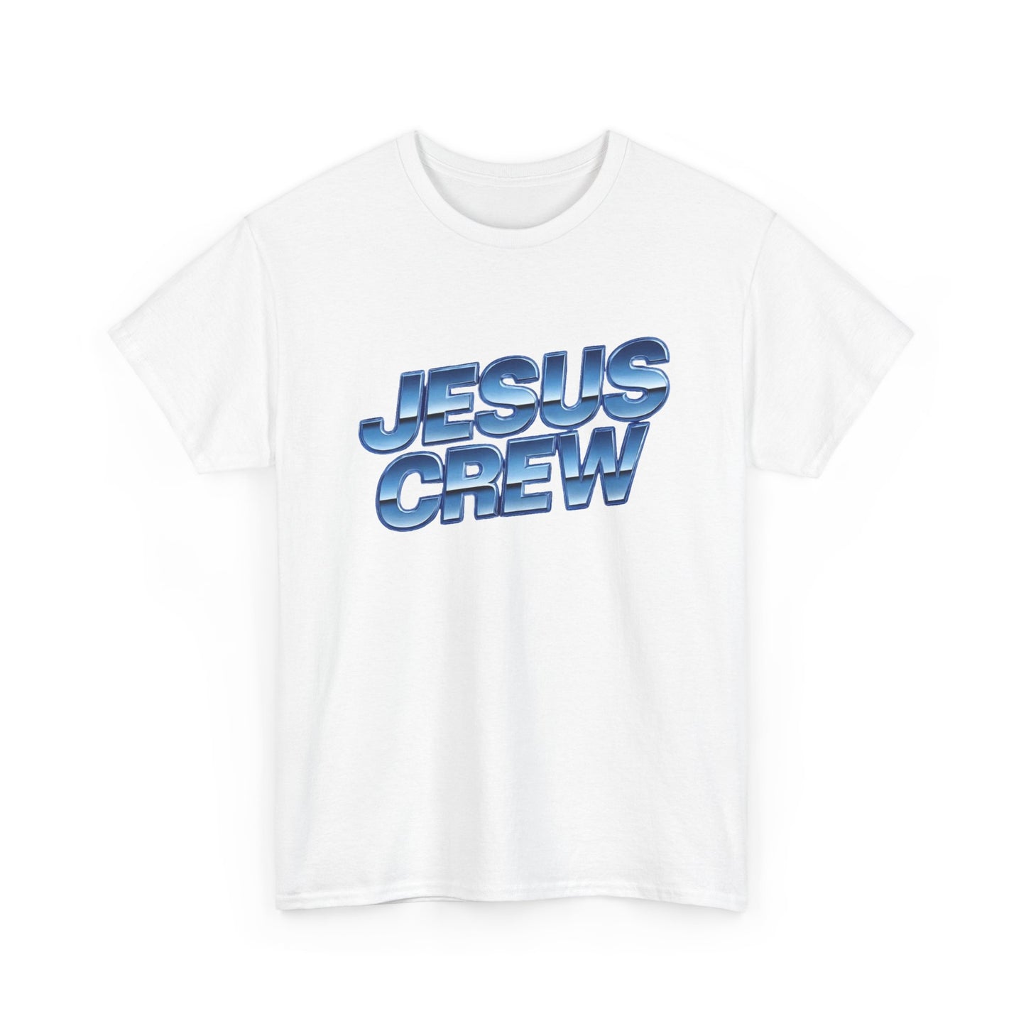 Jesus Crew Retro Graphic T Shirt Regular Men's Heavy Cotton Tee