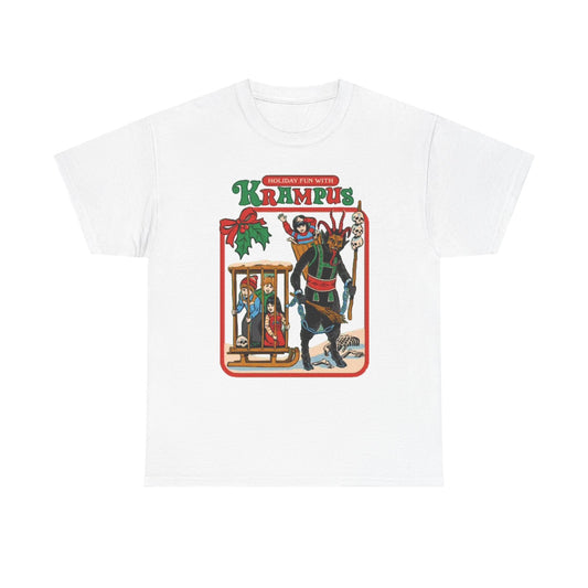Holiday Fun With krampus Funny Graphic T Shirt Christmas Merry Unisex Holidays