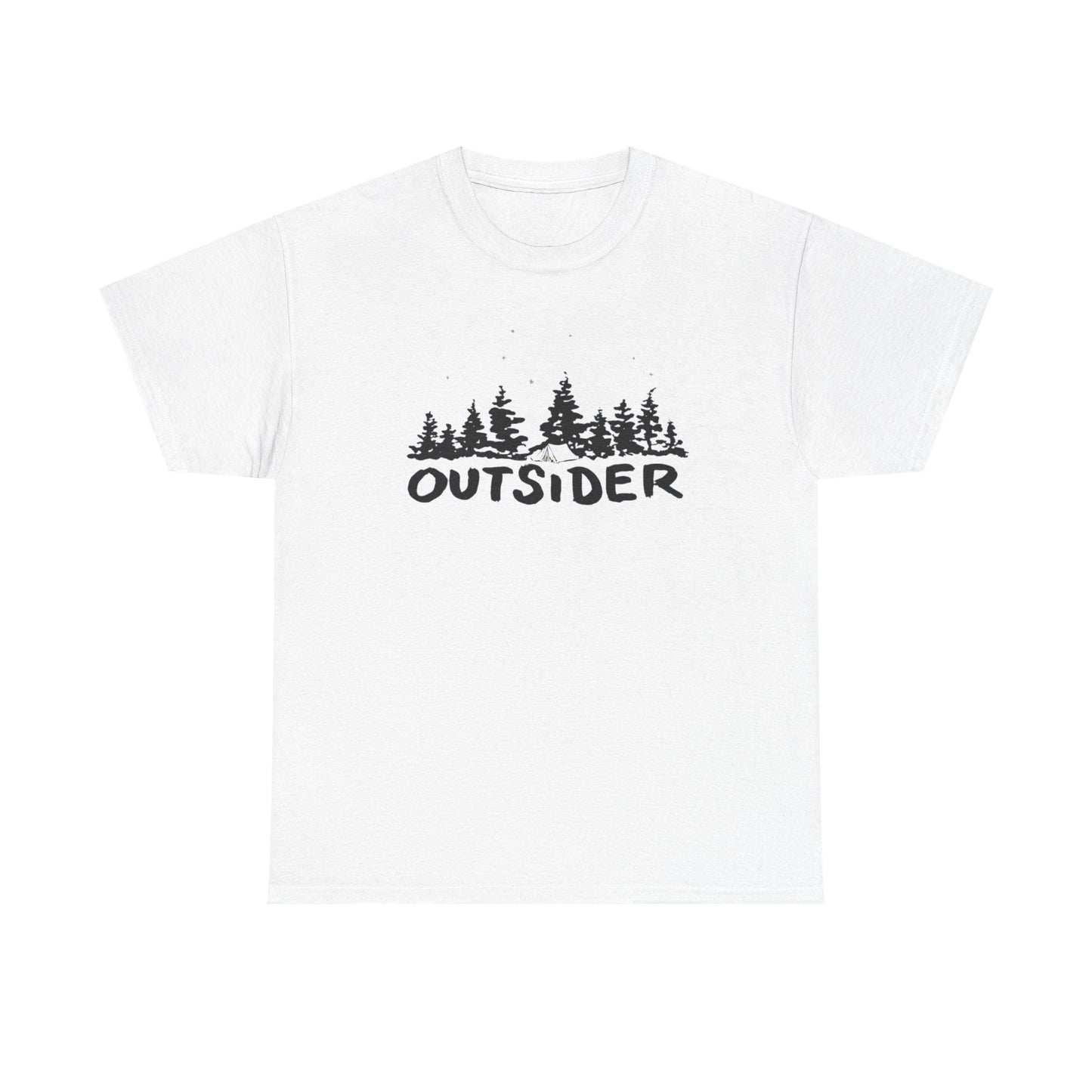 Outsider Camping Graphic T Shirt NEW ADULT