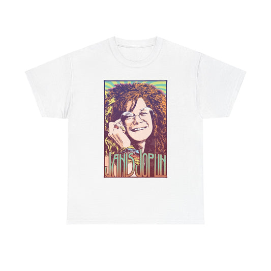 Janis Joplin Groovy T Shirt BRAND NEW Apparel Unisex Graphic Tee USA