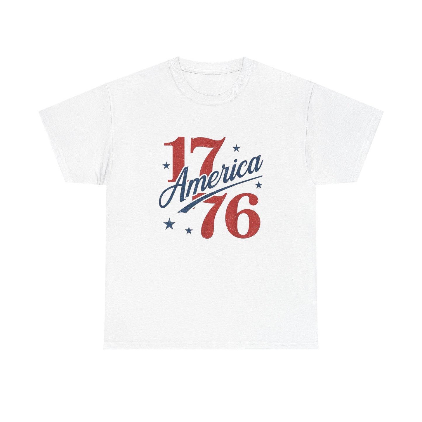 1776 America Graphic T Shirt NEW ADULT Unisex Heavy Cotton Tee