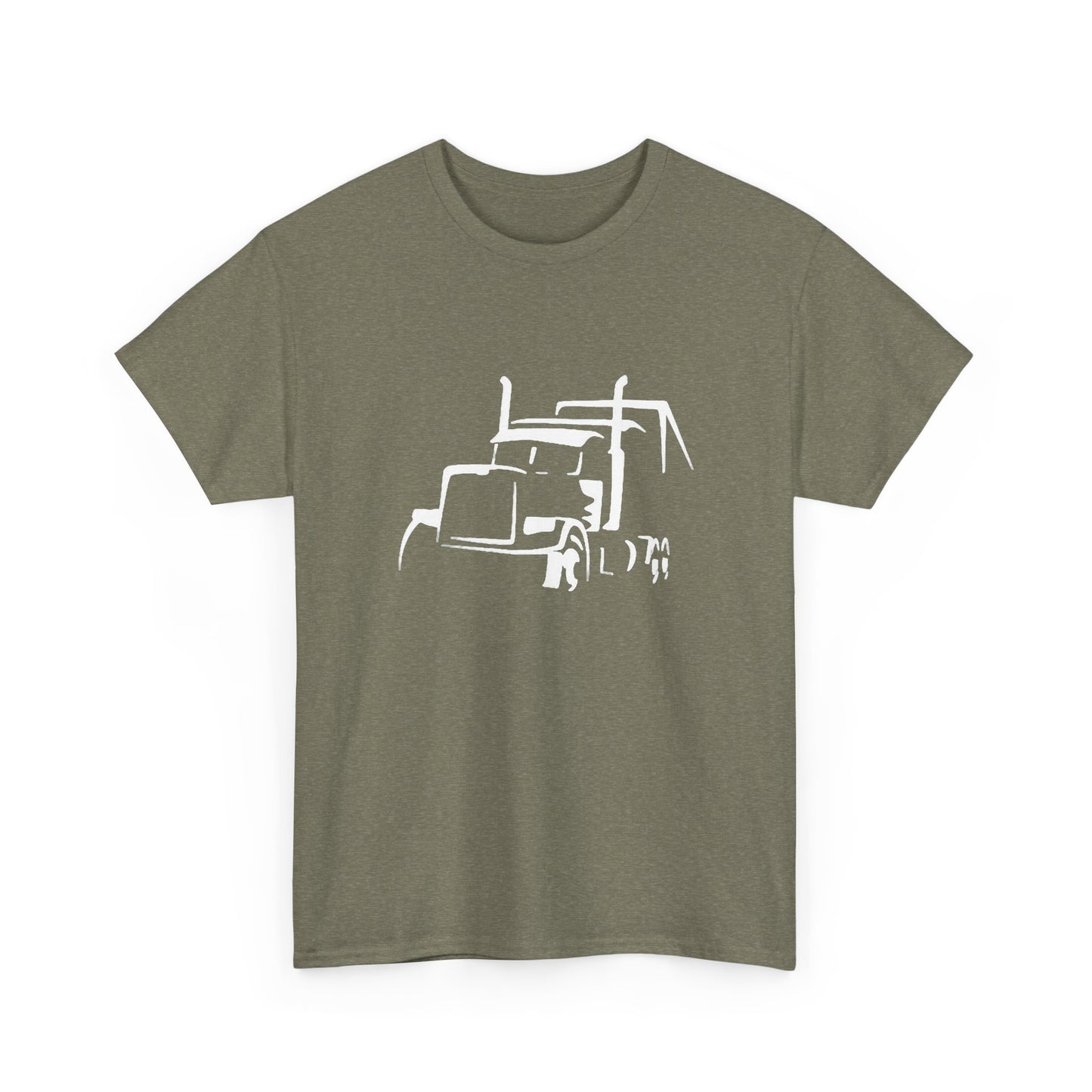 Semi Truck Trailer Hauling Graphic T Shirt NEW Adult Regular Sizing Tee