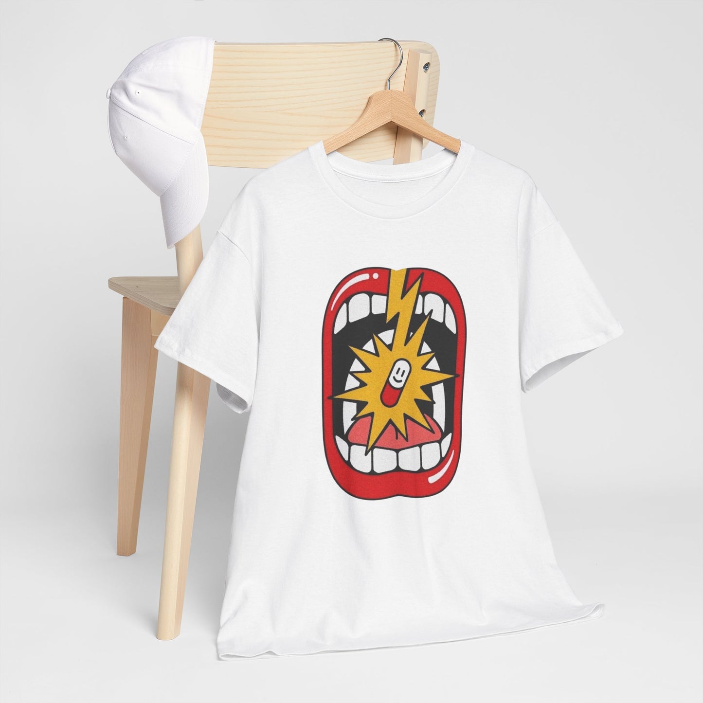 Happy Trip Graphic T Shirt Unisex Heavy Cotton Tee