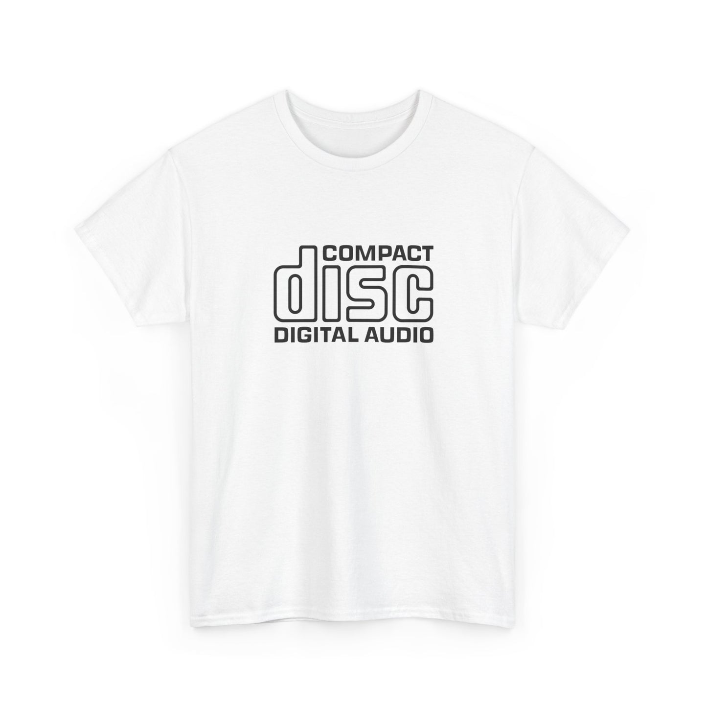 Compact Disc Retro Graphic T Shirt NEW Adult Unisex Heavy Cotton Tee